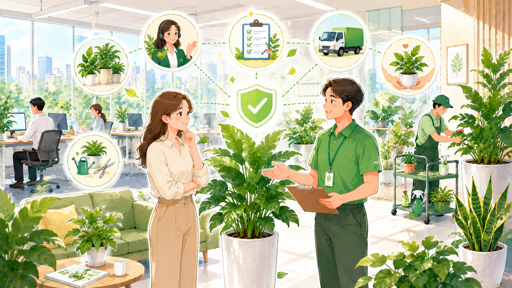 办公室绿植租摆哪家好？2026年服务商选择指南