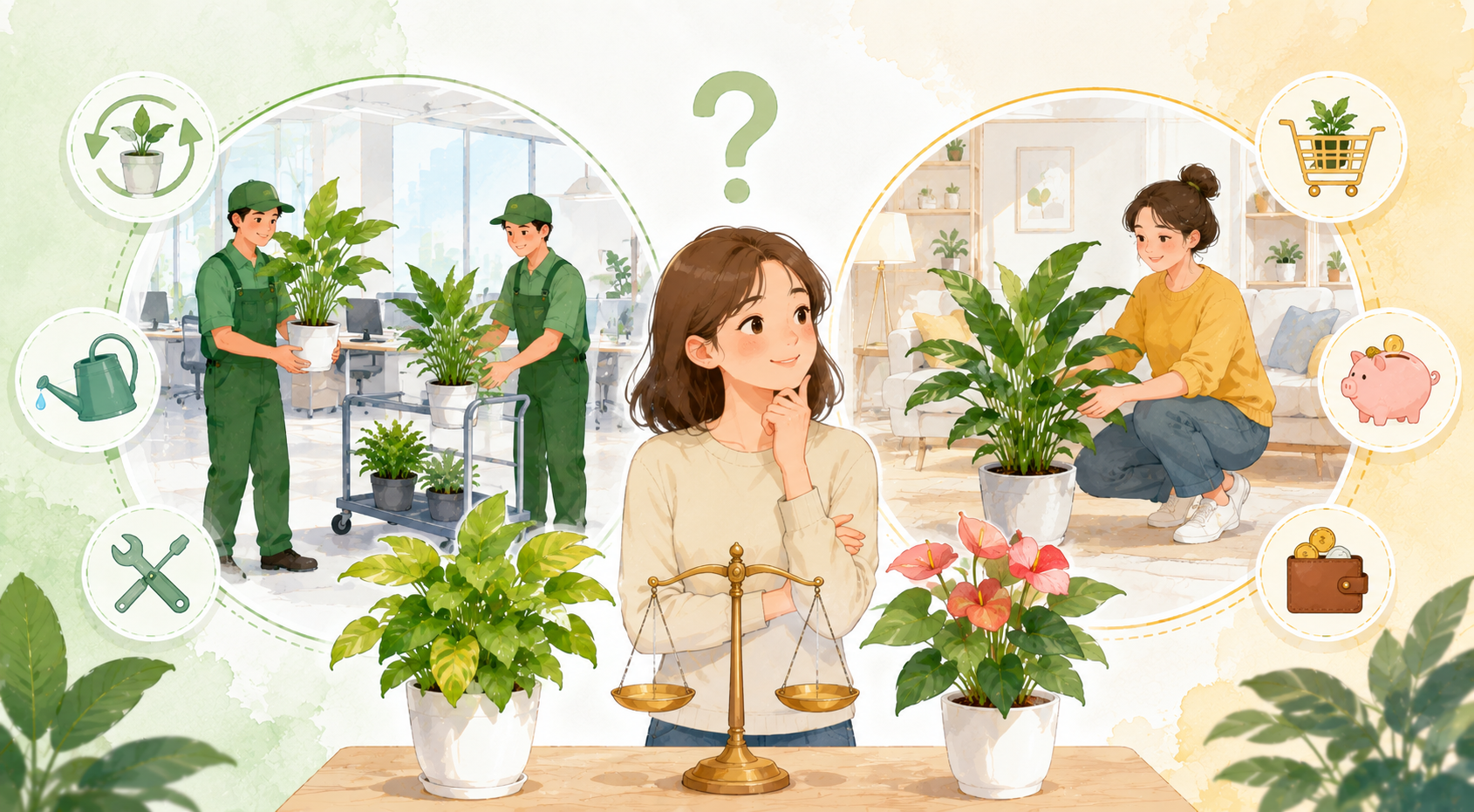 花卉租赁与直接购买哪个更划算？深度对比分析