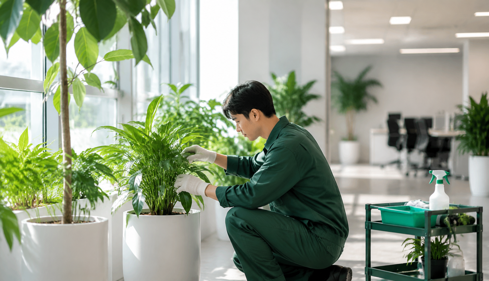 绿植租赁的养护人员多久上门一次？服务标准解读